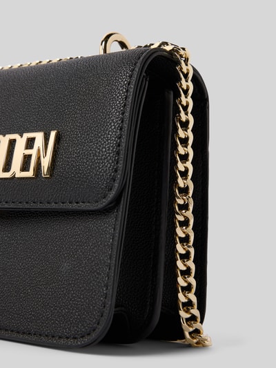 Steve Madden Crossbodytas met logo-applicatie, model 'Stakes' Zwart - 3