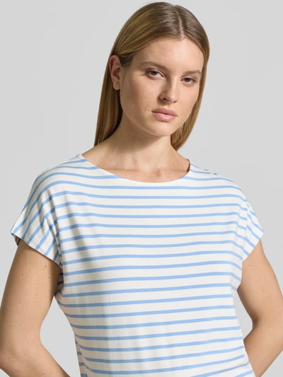 s.Oliver RED LABEL Oversized T-Shirt aus Viskose-Mix Hellblau 3