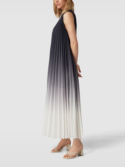 Ivy Oak Maxi-jurk met plissévouwen, model 'DEVINE' Antraciet - 4