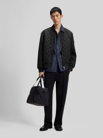 HUGO Regular Fit Blouson mit aufgesetzter Ärmeltasche Black 1