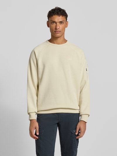 PME Legend Sweatshirt met labelpatch Offwhite - 4