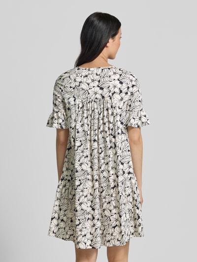 Weekend Max Mara A-Linien Kaftankleid aus reiner Baumwolle Modell 'FUOCO' Black 5
