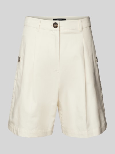 Weekend Max Mara Bermudas in unifarbenem Design Offwhite 2