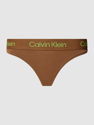 Calvin Klein Underwear Slip mit Label-Bund Cognac 1