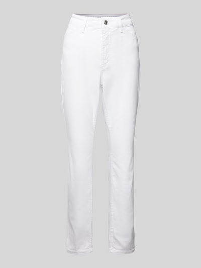 MAC Skinny Fit Jeans mit verkürztem Schnitt Modell 'DREAM SUMMER' Weiss 2