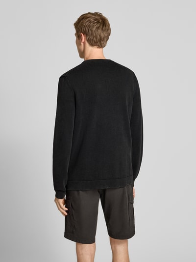 Marc O'Polo Denim Regular fit pullover van puur katoen Zwart - 5