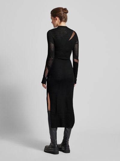 LeGer by Lena Gercke Midikleid mit Strukturmuster Modell 'Lenio' Black 5