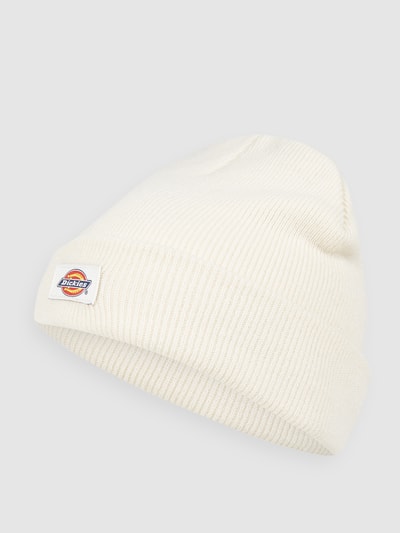 Dickies Beanie mit Label-Patch Ecru 1