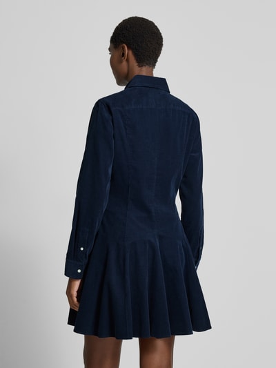 Polo Ralph Lauren Regular Fit Shirt Dress in Cord-Optik Marine 5