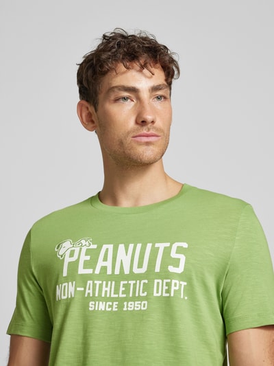 s.Oliver RED LABEL Regular Fit T-Shirt mit Peanuts-Print Grass 3