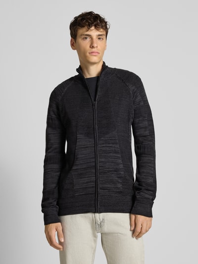 G-Star Raw Gebreid vest met opstaande kraag Zwart - 4