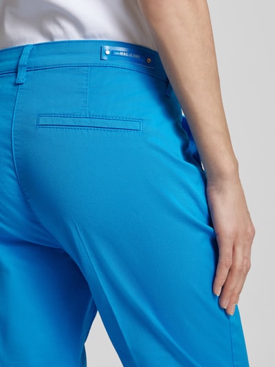 MAC Regular Fit Chino mit Bundfalten Lila 3