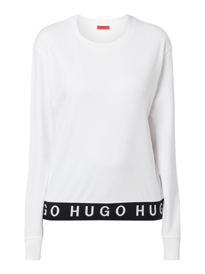 HUGO Sweatshirt met logozoom  Offwhite - 2