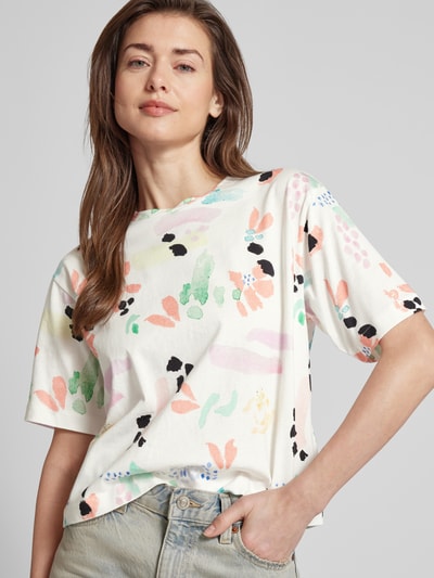 JAKE*S STUDIO WOMAN T-shirt met all-over print Offwhite - 3