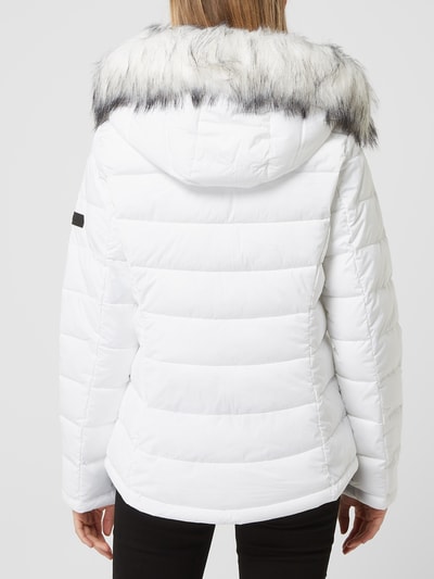 DKNY Gewatteerd jack met afneembare capuchon  Offwhite - 5