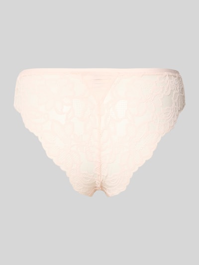 Produktfoto, Slip mit Spitzenbesatz Modell 'BRIEF_BLOSSOM' von BOSS, Optik: Unifarben, Spitzenbesatz, Logo-Applikation aus Metall.