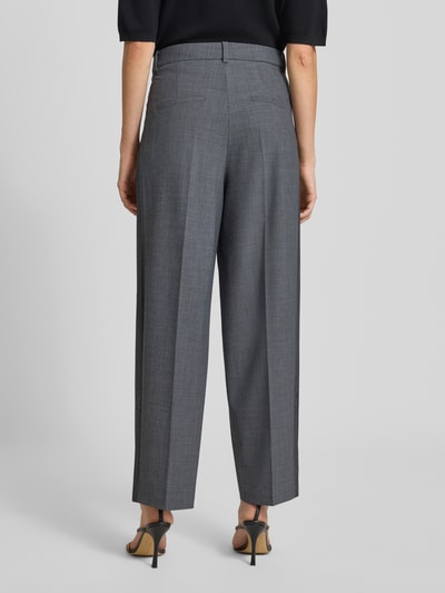 Cambio Spodnie materiałowe z plisami model ‘EMILIE TRACK’ Antracytowy 5