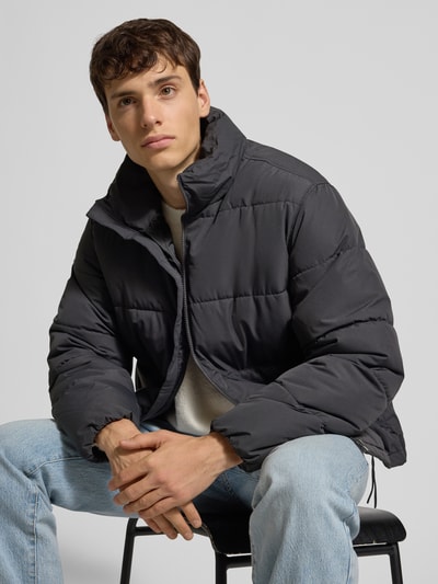 ONLY & SONS Regular Fit Puffer Jacket mit Stehkragen Modell 'PACK' Anthrazit 3