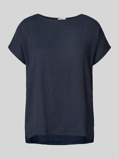 s.Oliver RED LABEL Relaxed Fit T-Shirt mit Stretch-Anteil Marine 2