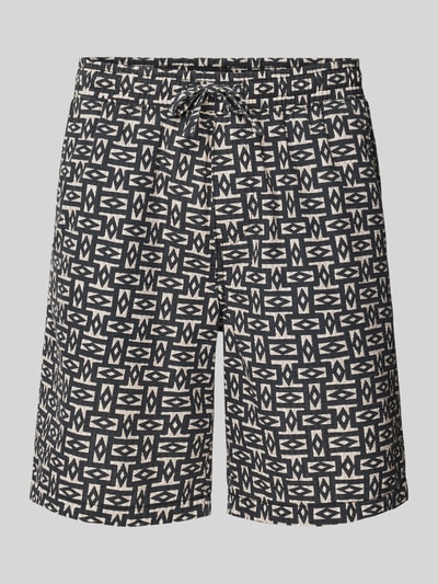 Jack & Jones Regular Fit Shorts mit Allover-Print Modell 'JAIDEN' Black 2