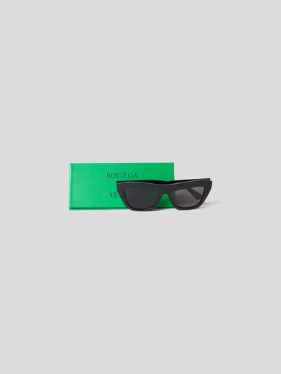 Bottega Veneta Sonnenbrille im Cat-Eye-Stil Schwarz 5