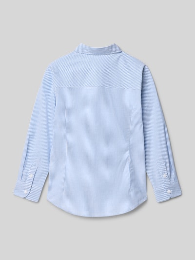 s.Oliver RED LABEL Koszula o kroju slim fit z mieszanki bawełny Błękitny 3