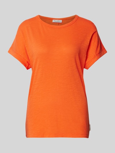 Marc O'Polo T-shirt in een effen design Oranje - 2