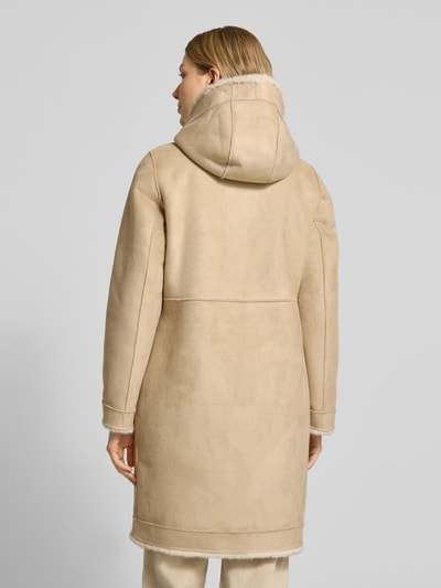 PETITE M. Wendemantel mit Kapuze und Eingrifftaschen Ecru 5