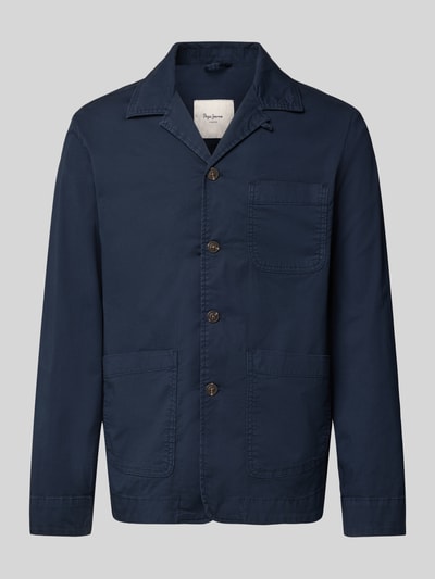 Pepe Jeans Kurtka koszulowa o kroju regular fit z mieszanki bawełny Granatowy 2
