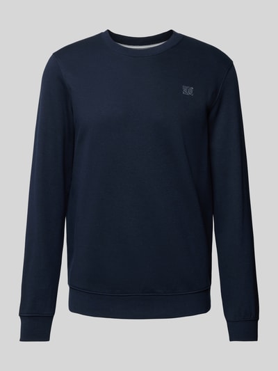 s.Oliver RED LABEL Sweatshirt met ronde hals Marineblauw - 2