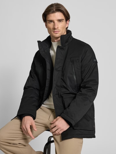Tom Tailor Regular Fit Parka mit Pattentaschen Black 3