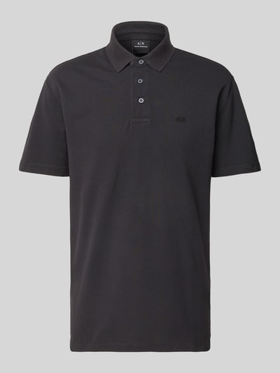 ARMANI EXCHANGE Poloshirt mit kurzer Knopfleiste Marine 1