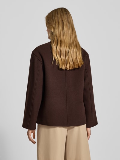 Gant Wollen jack met kasjmier Middenbruin - 5