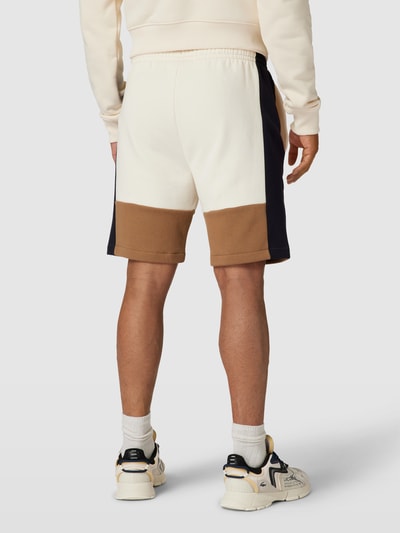 Lacoste Sweatshorts mit Colour-Blocking-Design Offwhite 5