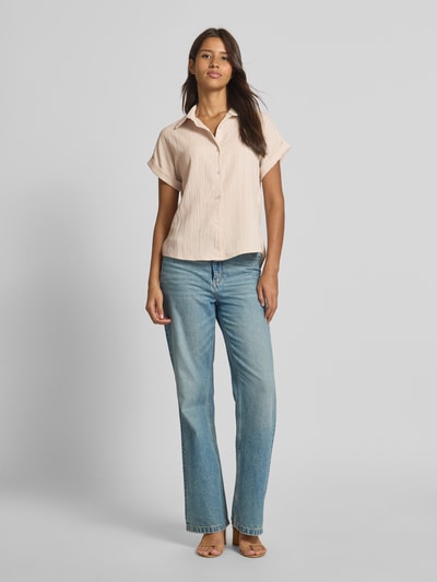 ZABAIONE Hemdbluse mit Knopfleiste Beige 1