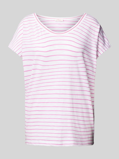 s.Oliver RED LABEL T-shirt met ronde hals Rosé - 2