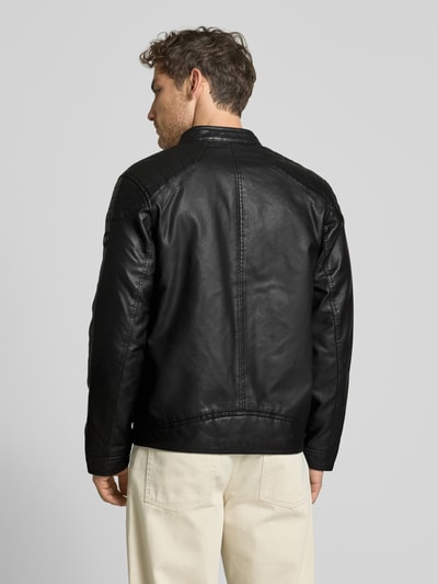 Tom Tailor Jas in leerlook Zwart - 5