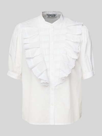 Essentiel Antwerp Regular Fit Hemdbluse mit Stehkragen Modell 'Hamadeus' Weiss 2