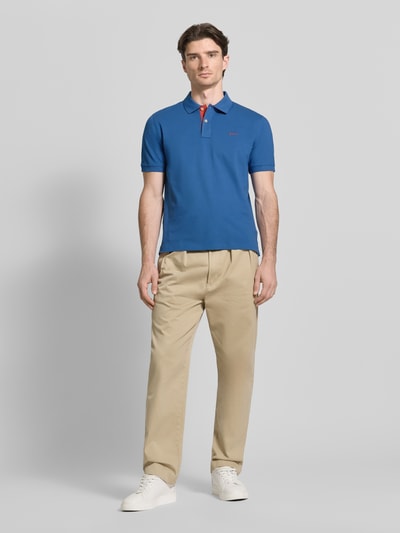 GANT Regular Fit Poloshirt mit Logo-Stitching Royal 1