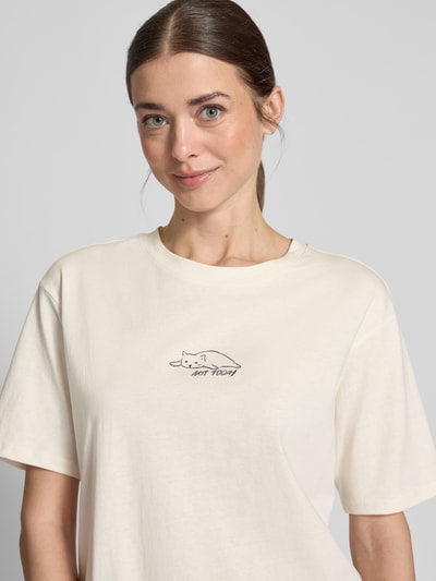 Jake*s Casual T-Shirt mit Motiv-Print Offwhite 3