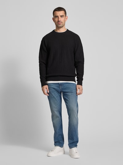 CK Calvin Klein Strickpullover mit Rundhalsausschnitt Black 1