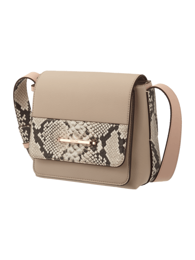 CK Calvin Klein Crossbody Bag mit Details in Schlangenlederoptik Beige 2