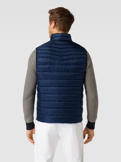 BOSS Orange Bodywarmer met labelpatch, model 'Odeno' Marineblauw - 5