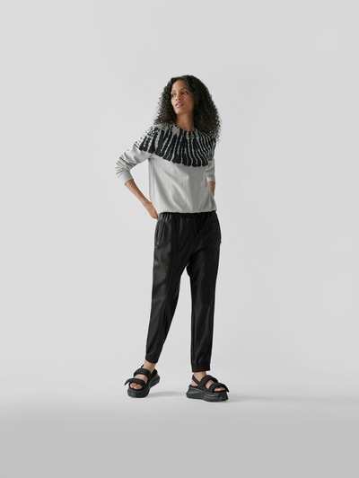 Philosophy di Lorenzo Ser Sweathose in Leder-Optik Schwarz 1