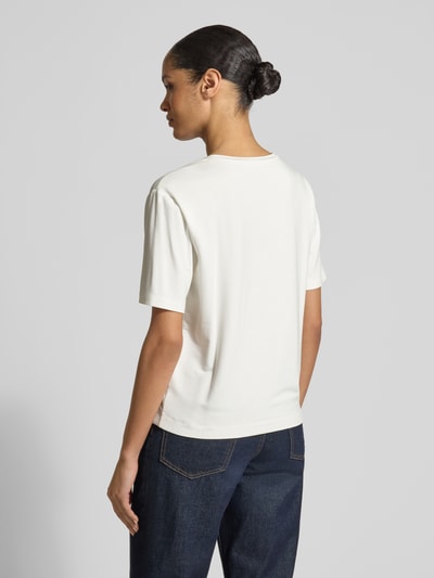 monari T-shirt met siersteentjes Wit - 5
