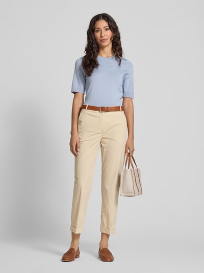 Tommy Hilfiger Slim fit chino van katoenmix Zand - 1