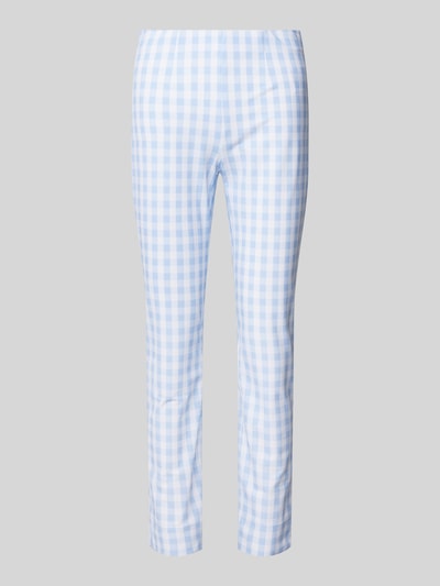 SEDUCTIVE Spodnie o skróconym kroju ze wzorem w kratę model ‘SABRINA’ Jasnoniebieski 2
