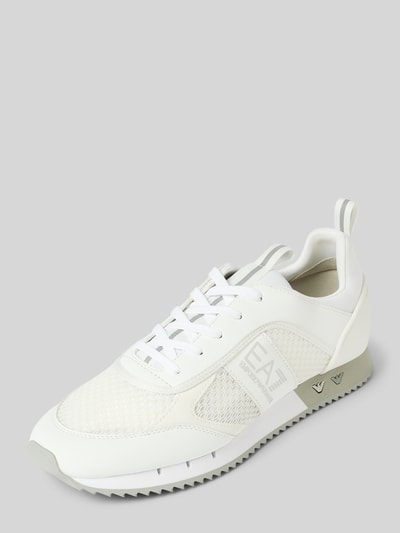 EA7 Emporio Armani Sneakers met labelprint Wit - 1