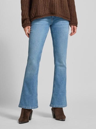 MAC Jeansy rozkloszowane z 5 kieszeniami Niebieski 4