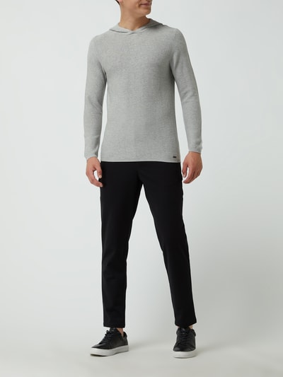 Cinque Pullover met capuchon, model 'Ciole' Lichtgrijs - 1